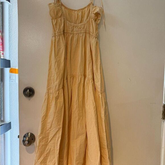 VINCE Ruched Midi Cami Dress - Picture 5 of 8